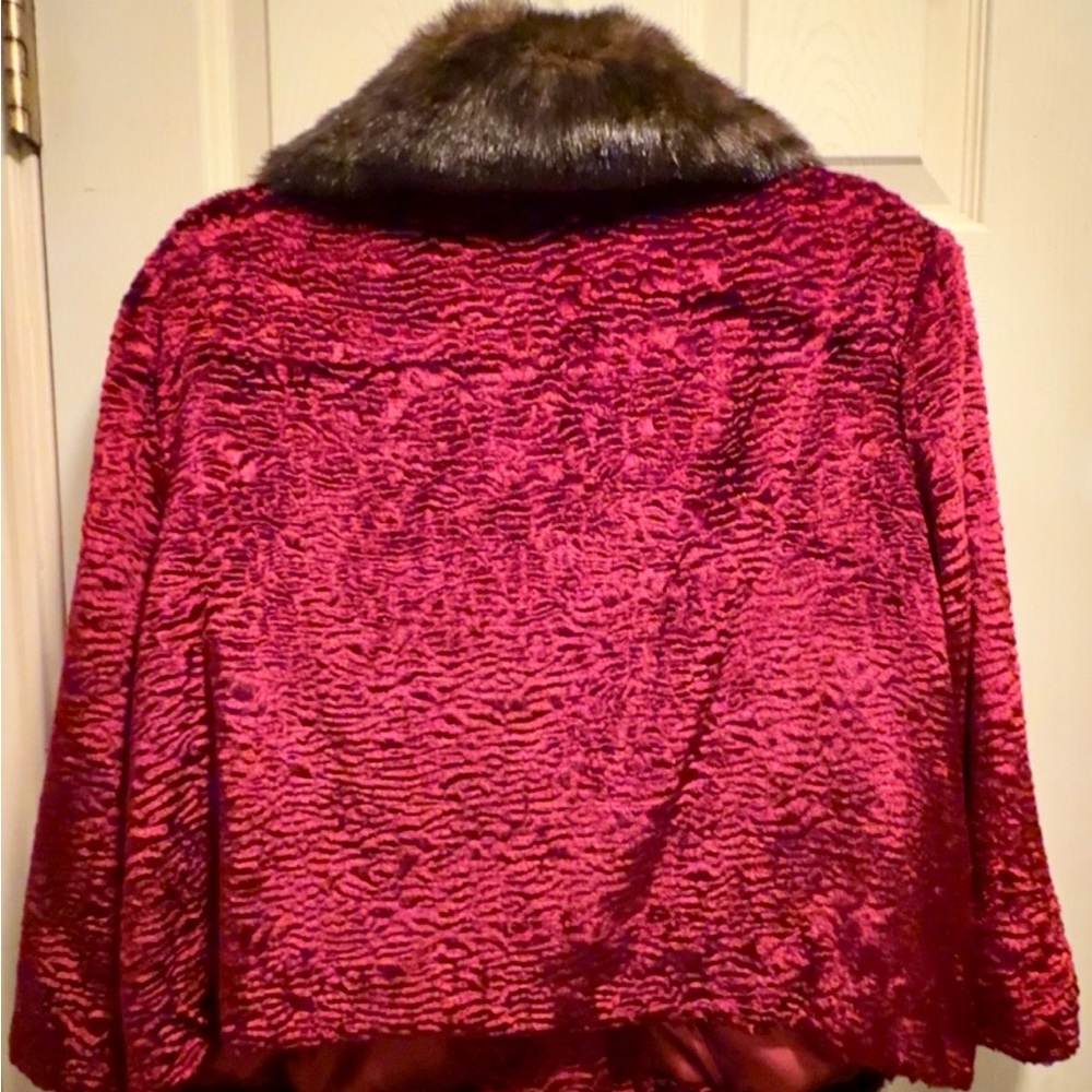 Vintage Terry Lewis Classic Luxuries faux fur trim jacket. - Picture 2 of 3